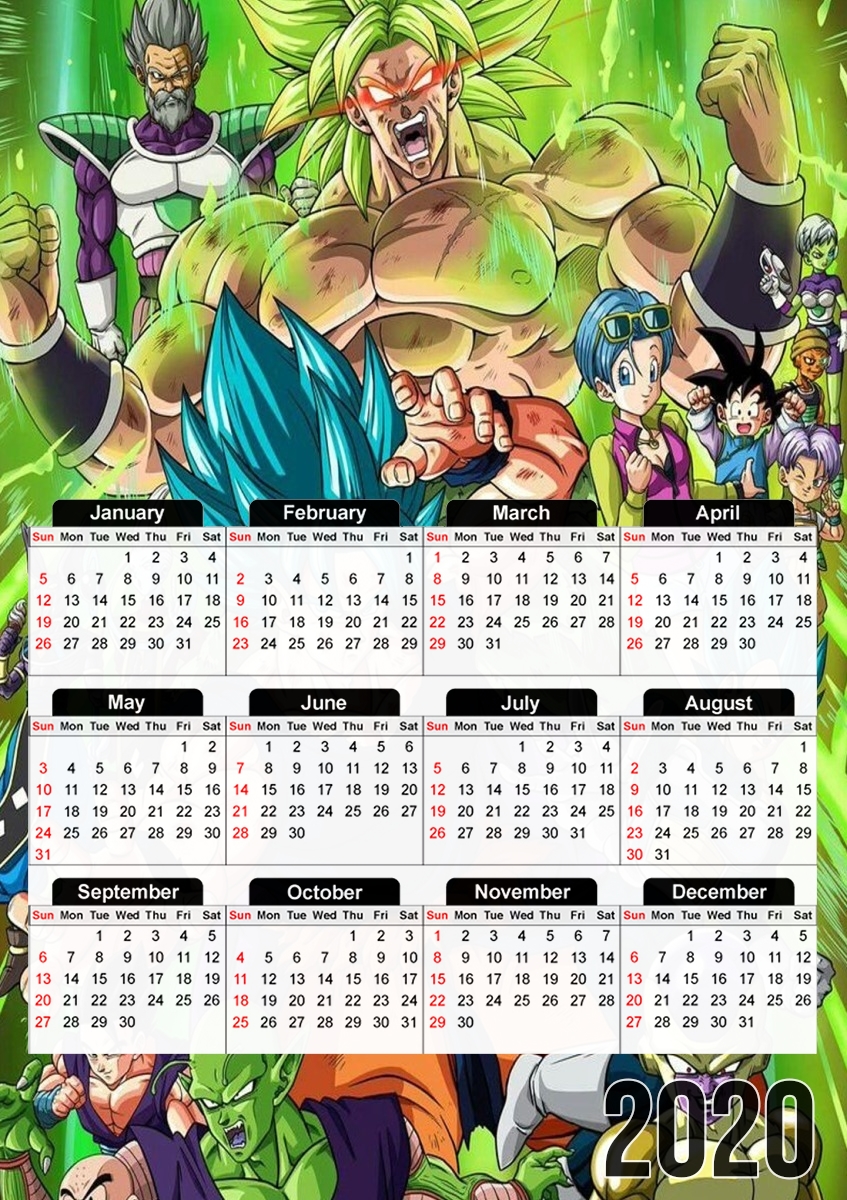  Dragon Ball Super for A3 Photo Calendar 30x43cm