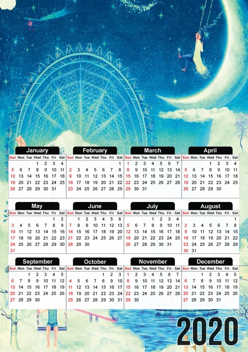  Dream for A3 Photo Calendar 30x43cm