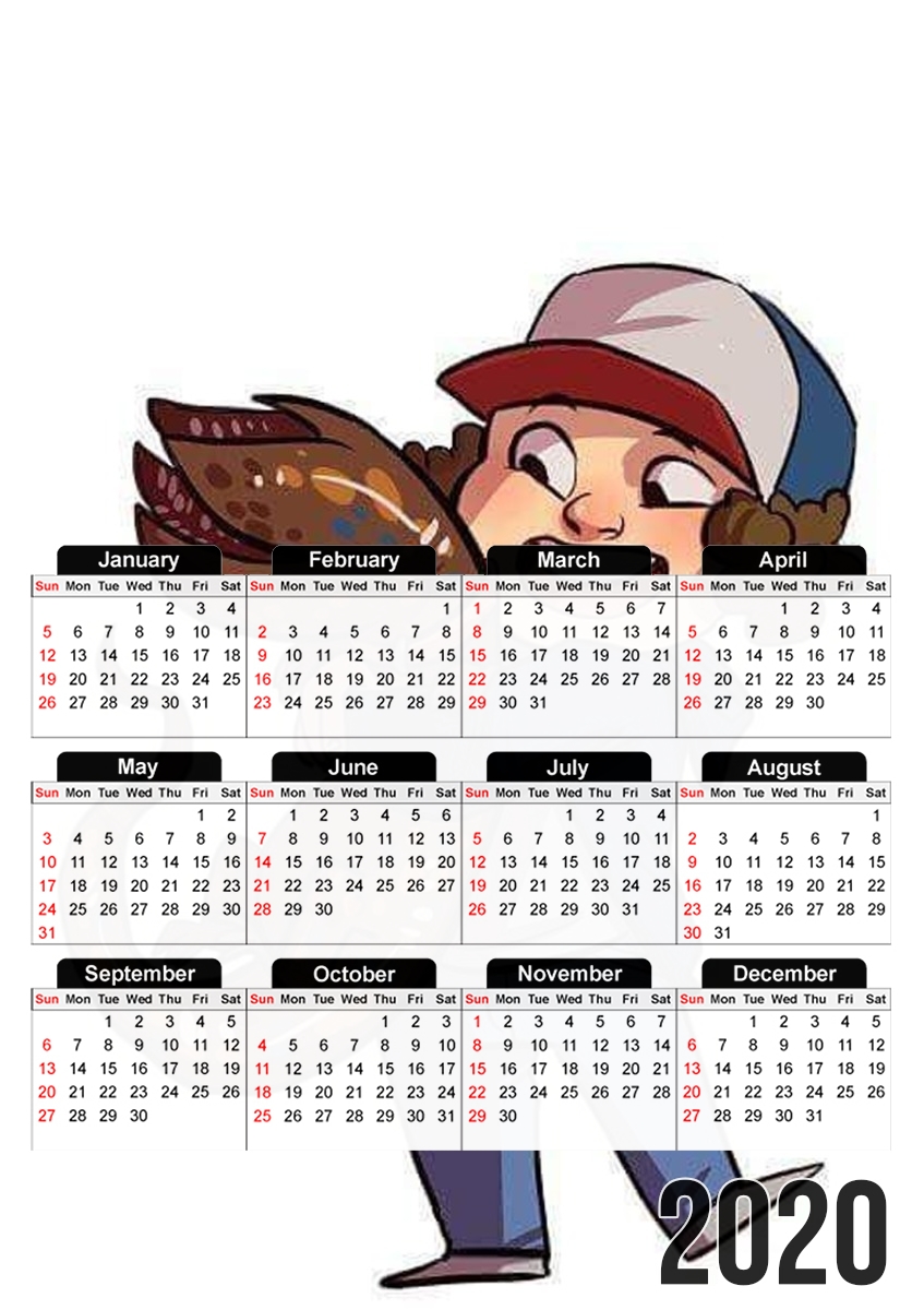  Dustin x Dart for A3 Photo Calendar 30x43cm