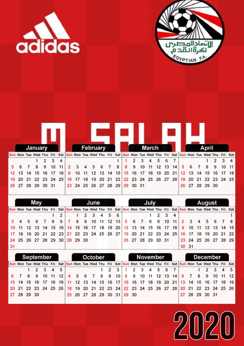  Egypt Russia World Cup 2018 for A3 Photo Calendar 30x43cm