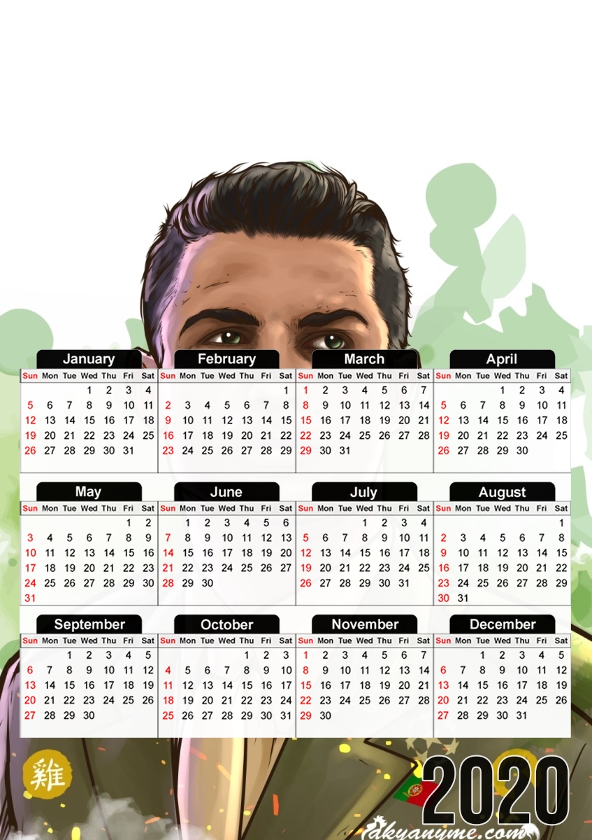  El Comandante CR7 for A3 Photo Calendar 30x43cm