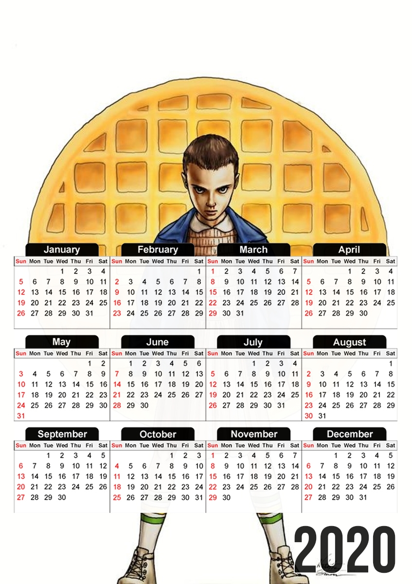  Eleven Eggo for A3 Photo Calendar 30x43cm