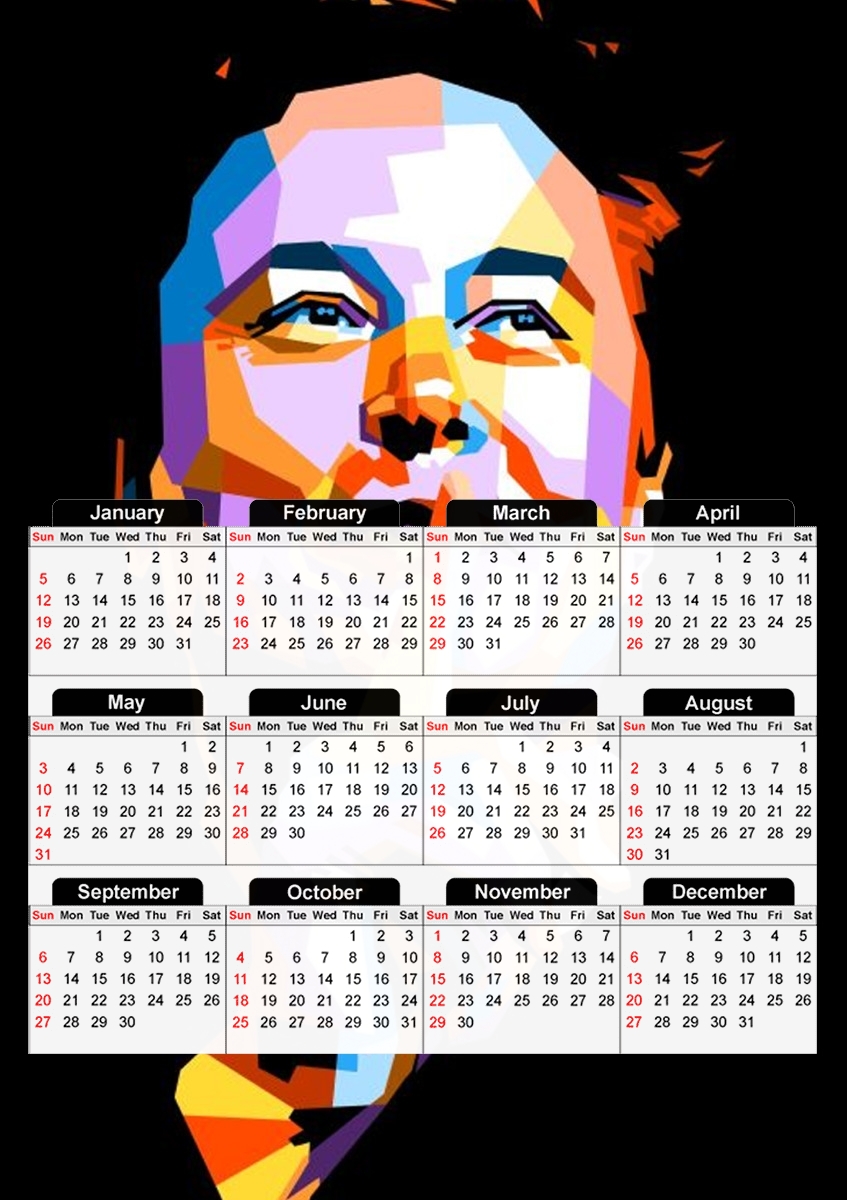  Elon Musk for A3 Photo Calendar 30x43cm