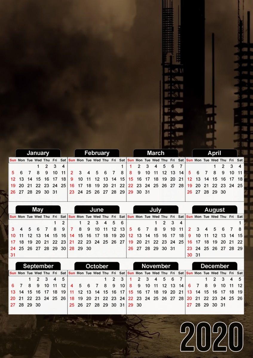  The End Times of the world has come. for A3 Photo Calendar 30x43cm