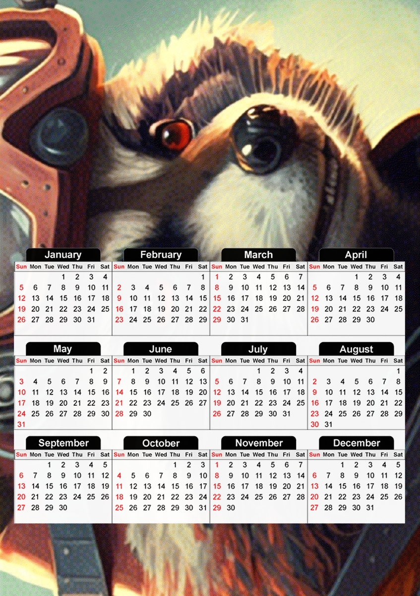  Eyes Rocket  for A3 Photo Calendar 30x43cm