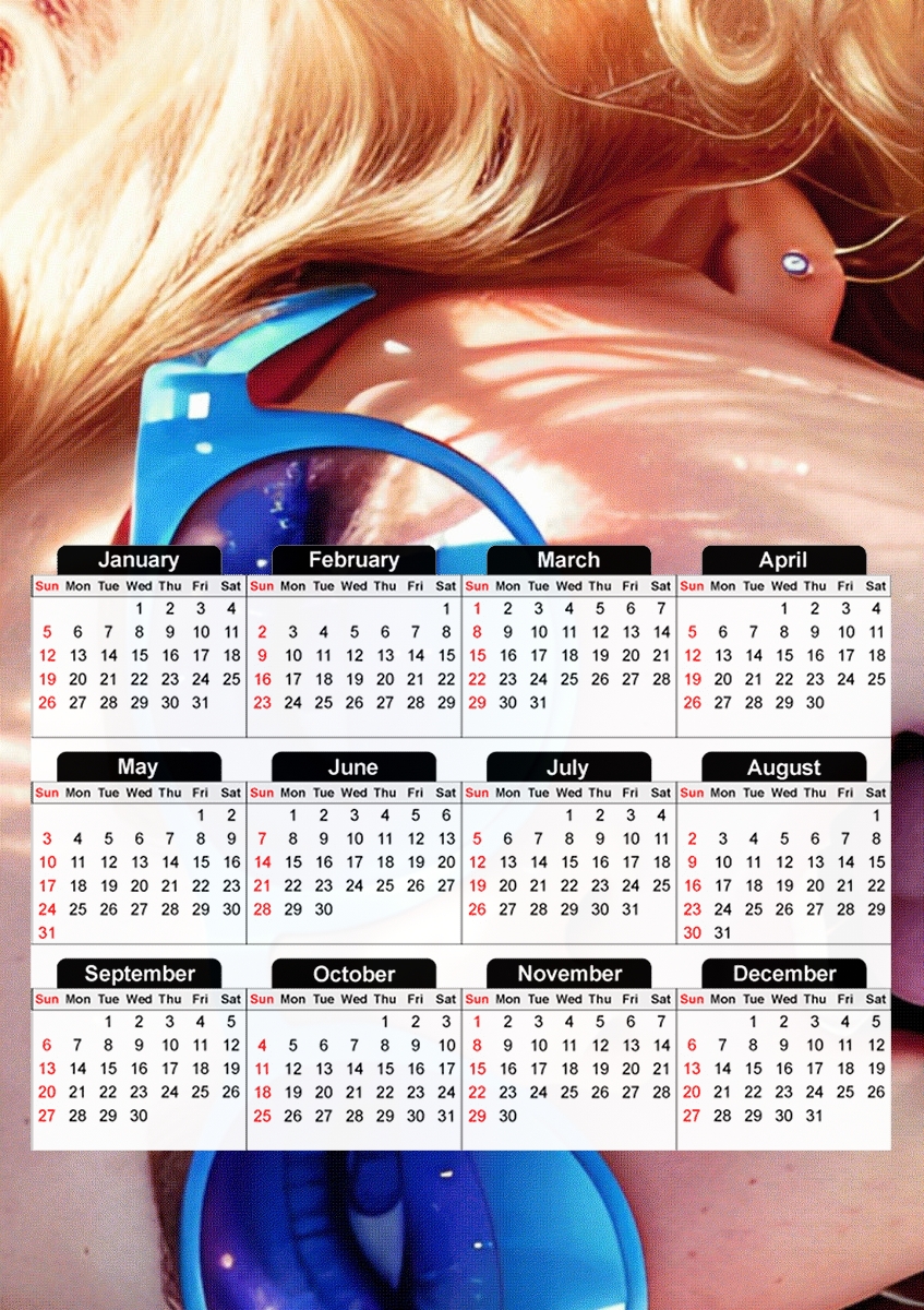  Eyes Vintage for A3 Photo Calendar 30x43cm