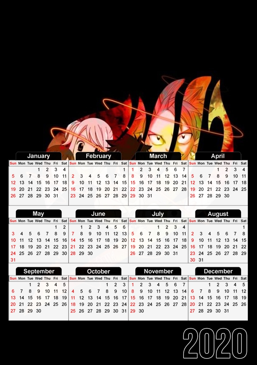  Fairy Tail Symbol for A3 Photo Calendar 30x43cm