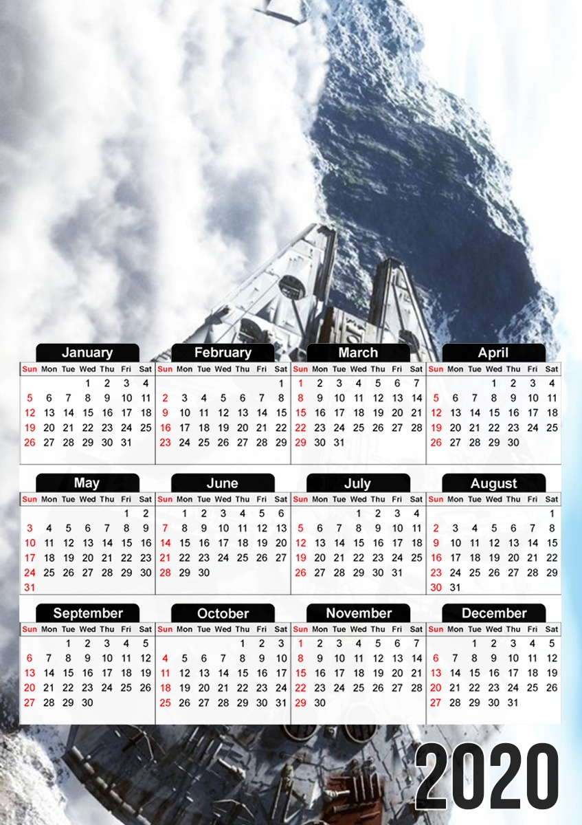  Falcon Millenium for A3 Photo Calendar 30x43cm