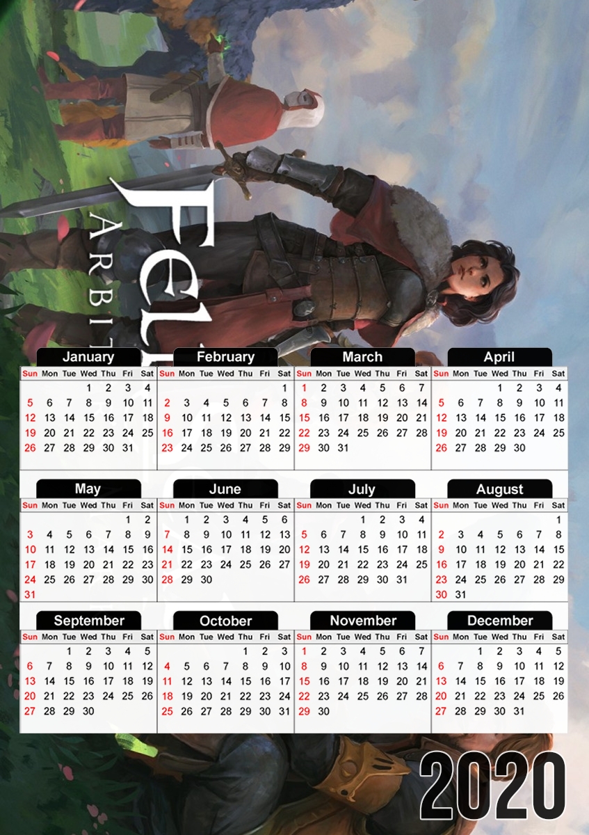  Fell Seal Tactical RPG for A3 Photo Calendar 30x43cm