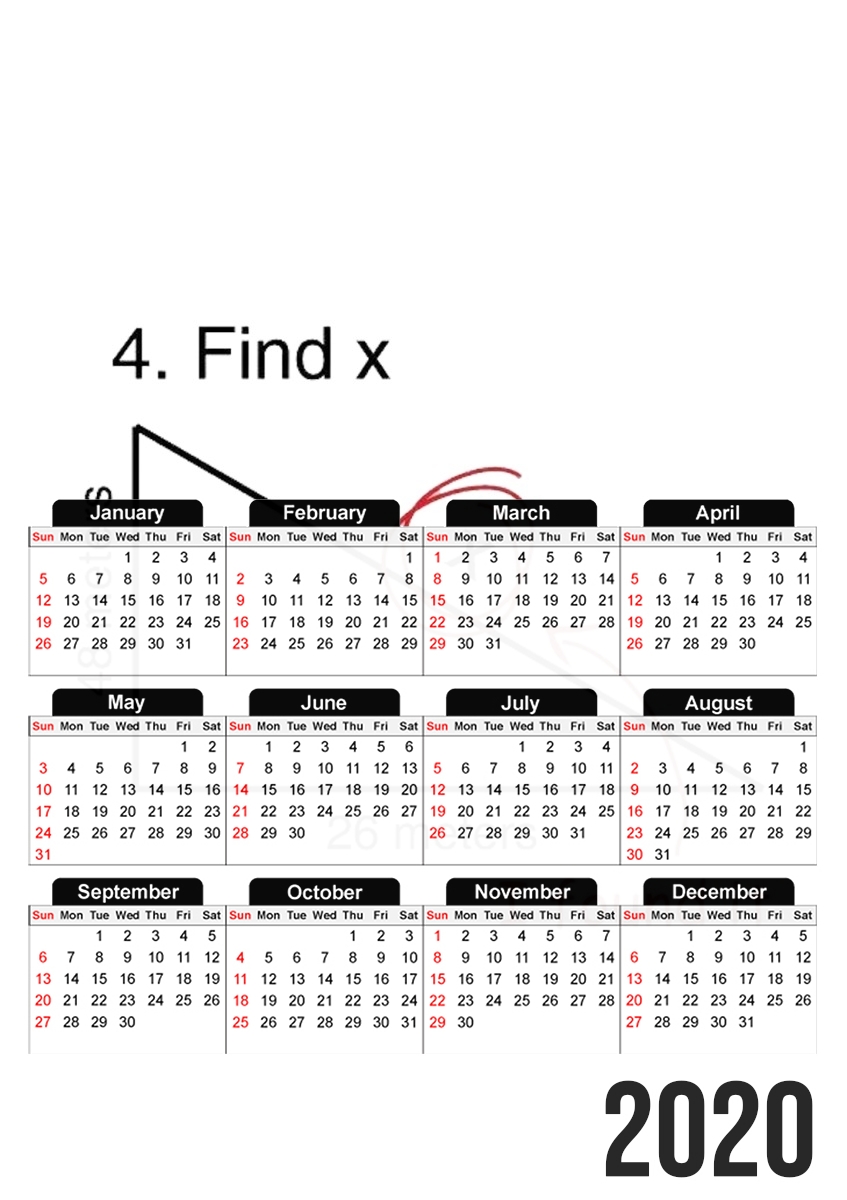  Find X Math Geek Peter Parker Spiderman for A3 Photo Calendar 30x43cm