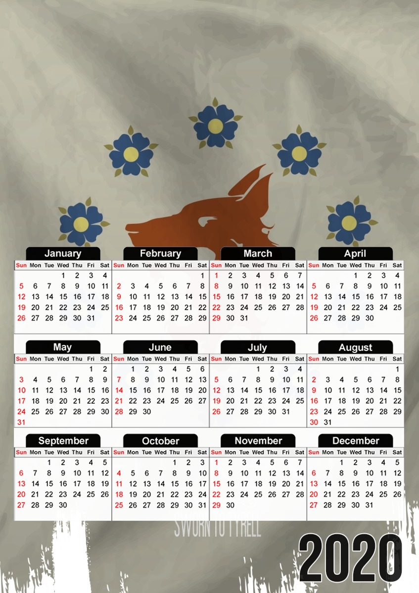  Flag House Florent for A3 Photo Calendar 30x43cm