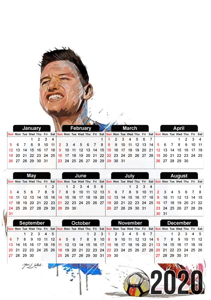  florian thauvin for A3 Photo Calendar 30x43cm