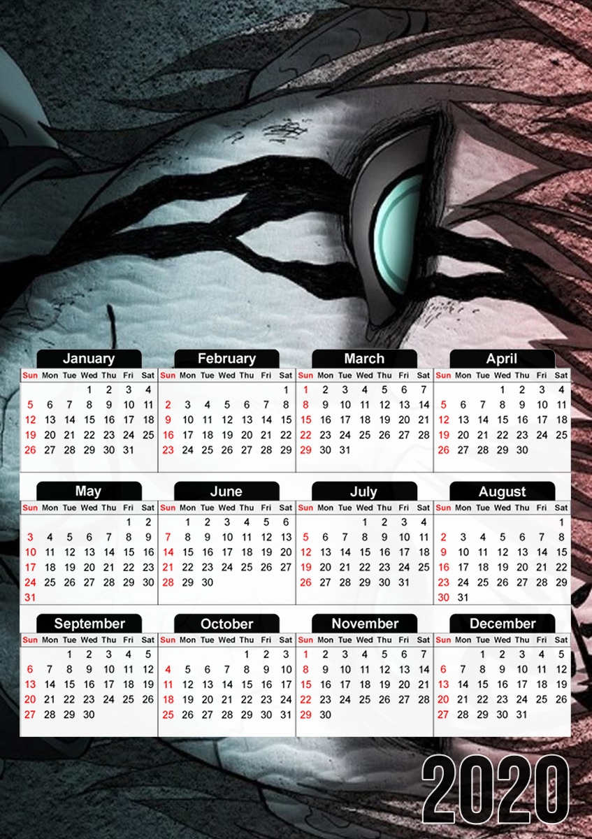  Gaara Blood for A3 Photo Calendar 30x43cm