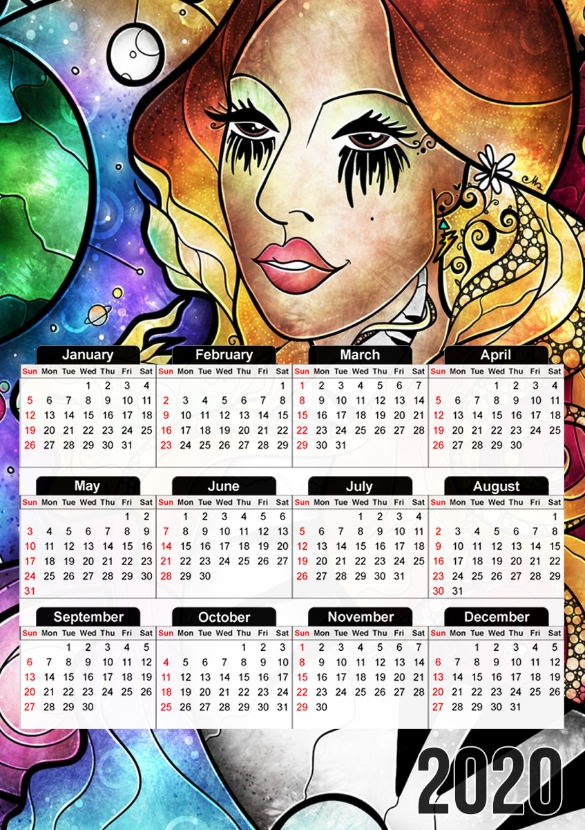  Gaga oo la la for A3 Photo Calendar 30x43cm