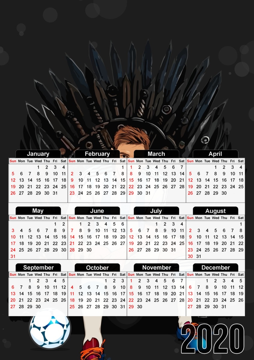  Game of Thrones: King Lionel Messi - House Catalunya for A3 Photo Calendar 30x43cm