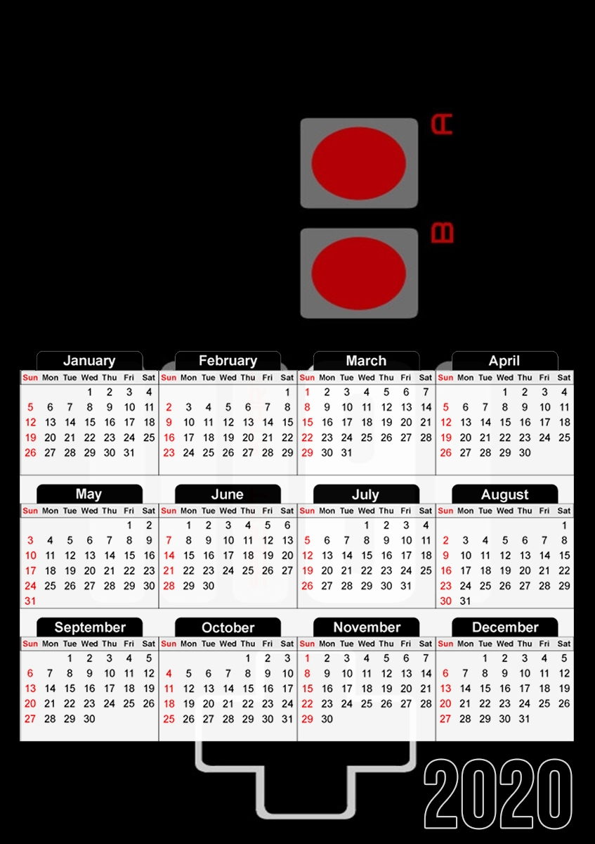  gamepad Nes for A3 Photo Calendar 30x43cm