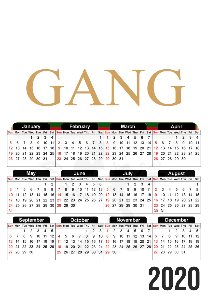  Gang Mouse for A3 Photo Calendar 30x43cm