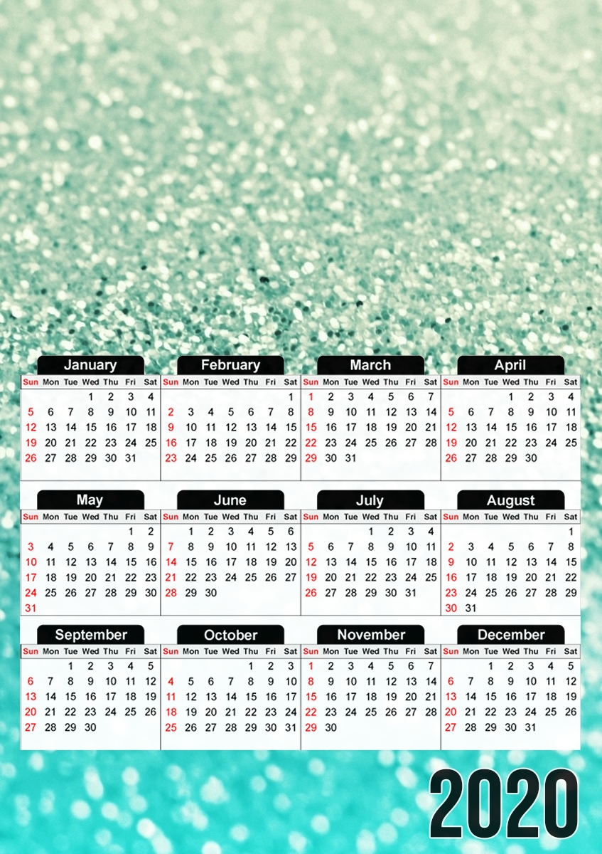  Gatsby Mint for A3 Photo Calendar 30x43cm