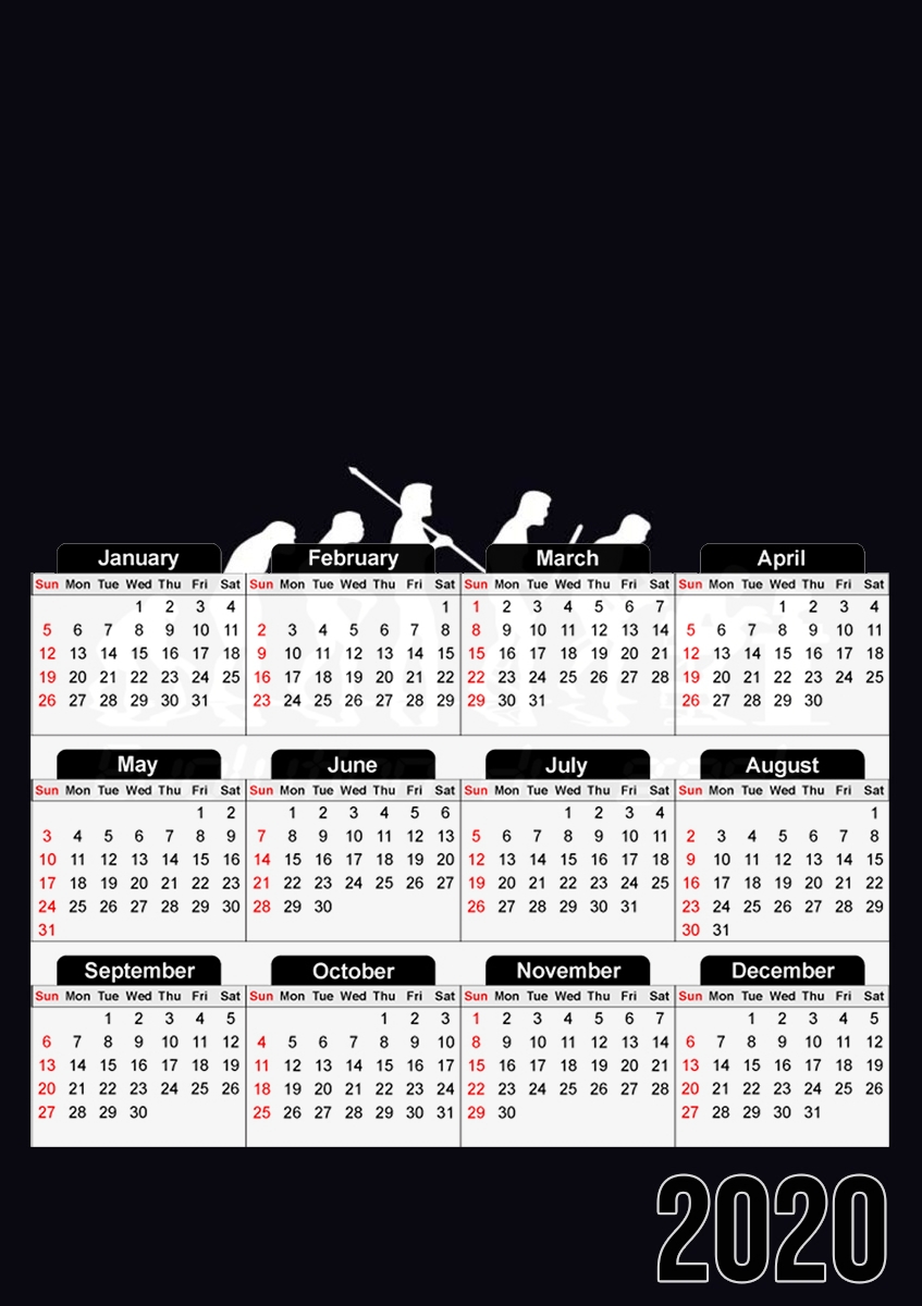  Geek Evolution for A3 Photo Calendar 30x43cm