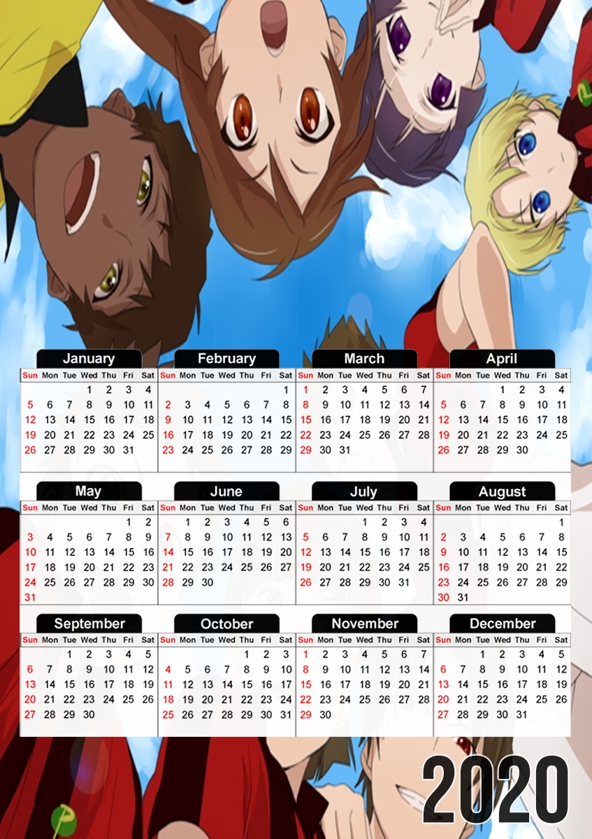  Ginga e Kickoff for A3 Photo Calendar 30x43cm