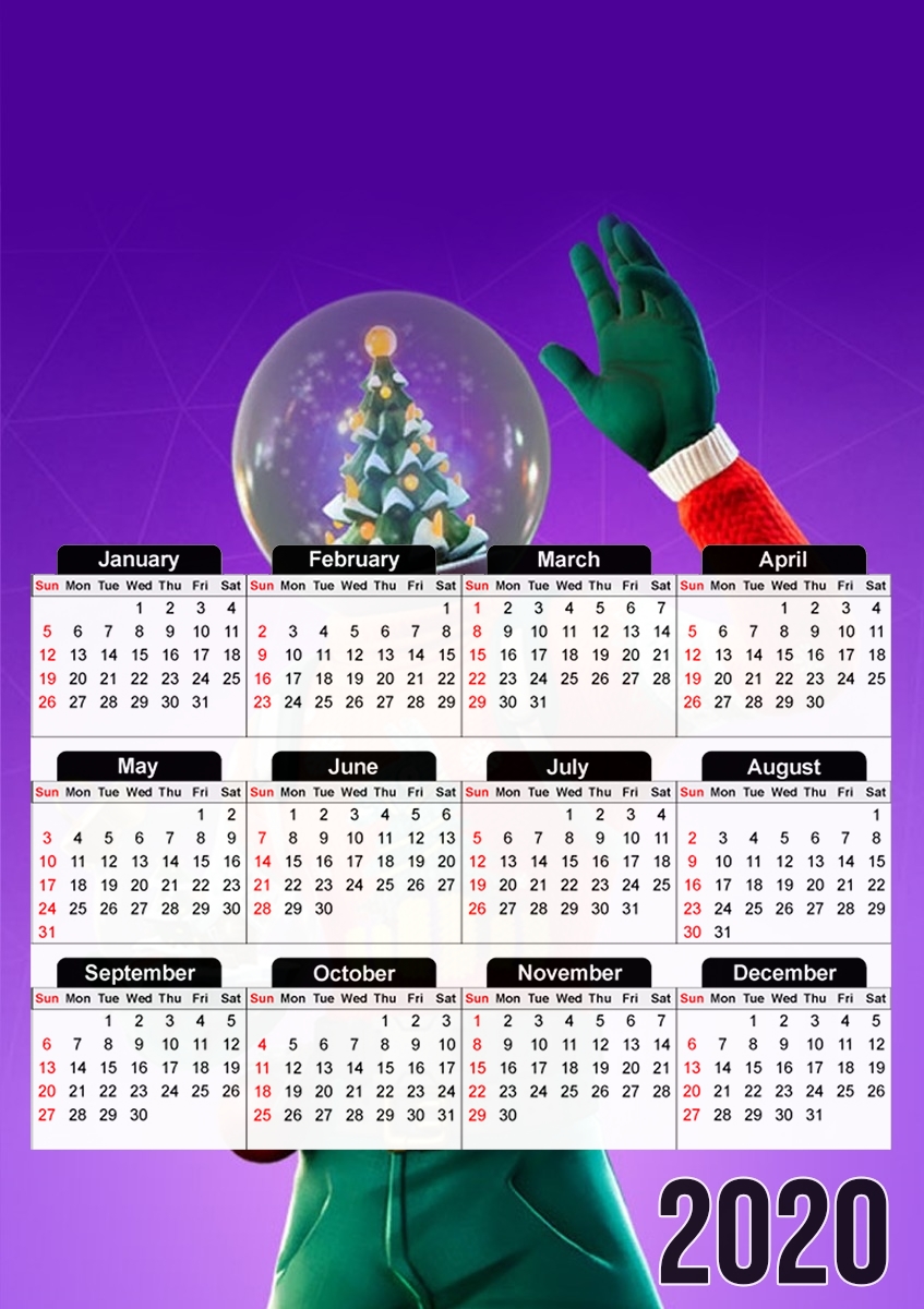  globe shaker for A3 Photo Calendar 30x43cm