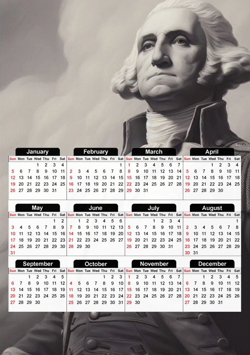  Gray Washington for A3 Photo Calendar 30x43cm