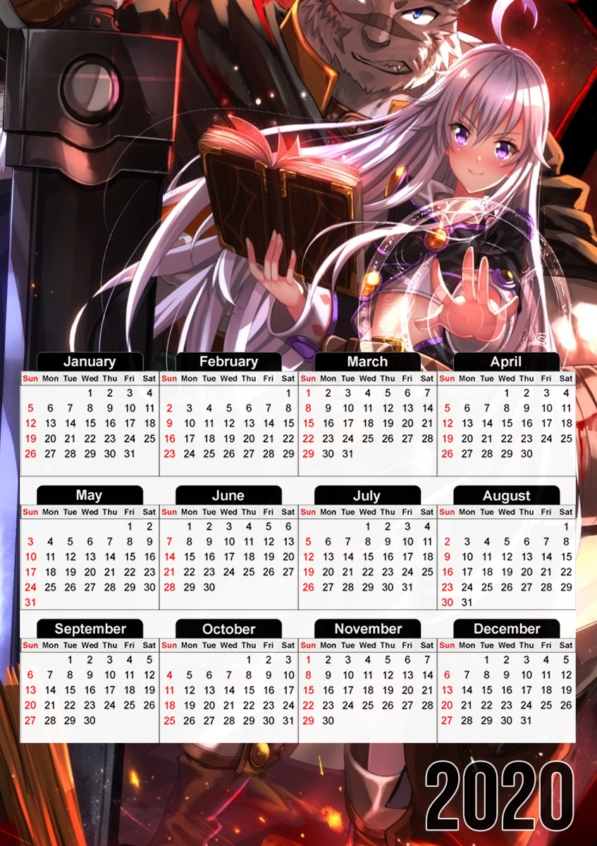  Grimoire Zero for A3 Photo Calendar 30x43cm