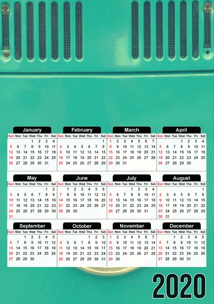  Groovy II for A3 Photo Calendar 30x43cm