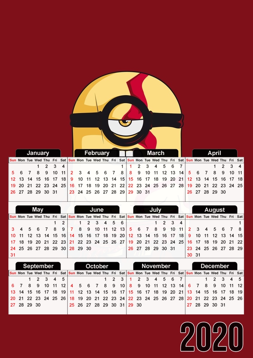  Gru of War for A3 Photo Calendar 30x43cm