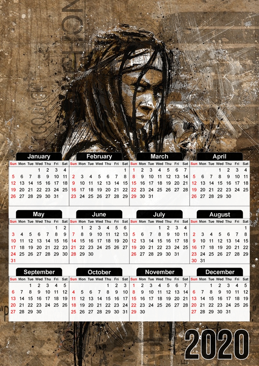  Grunge Michonne  for A3 Photo Calendar 30x43cm