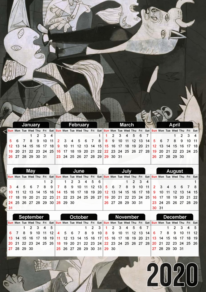  Guernica for A3 Photo Calendar 30x43cm