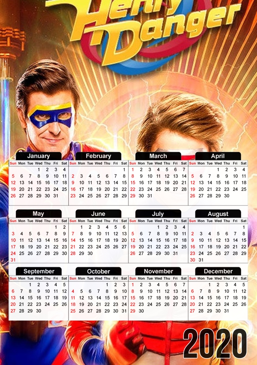  Henry Danger for A3 Photo Calendar 30x43cm