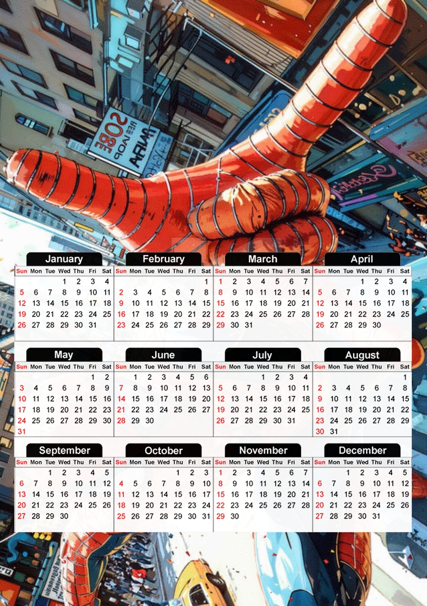  Hero Arachnid for A3 Photo Calendar 30x43cm