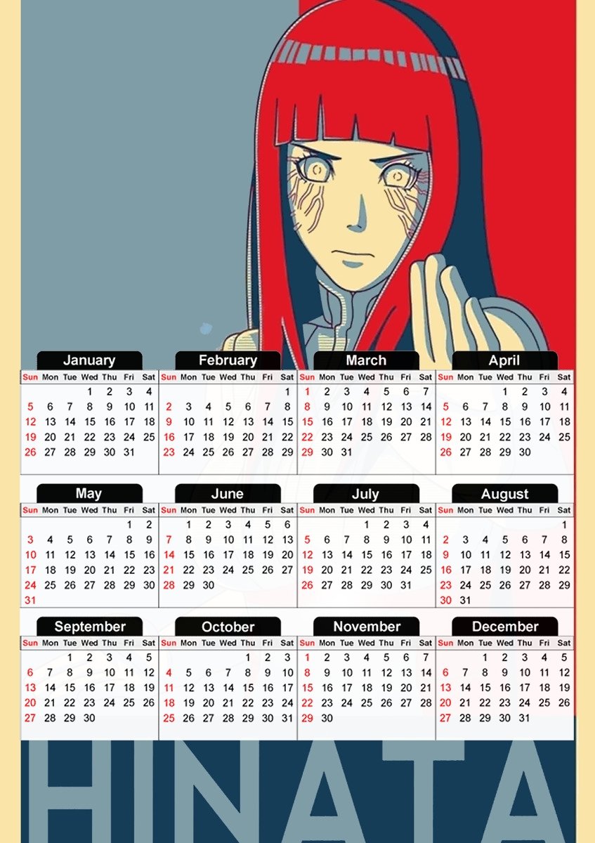  Hinata Propaganda for A3 Photo Calendar 30x43cm