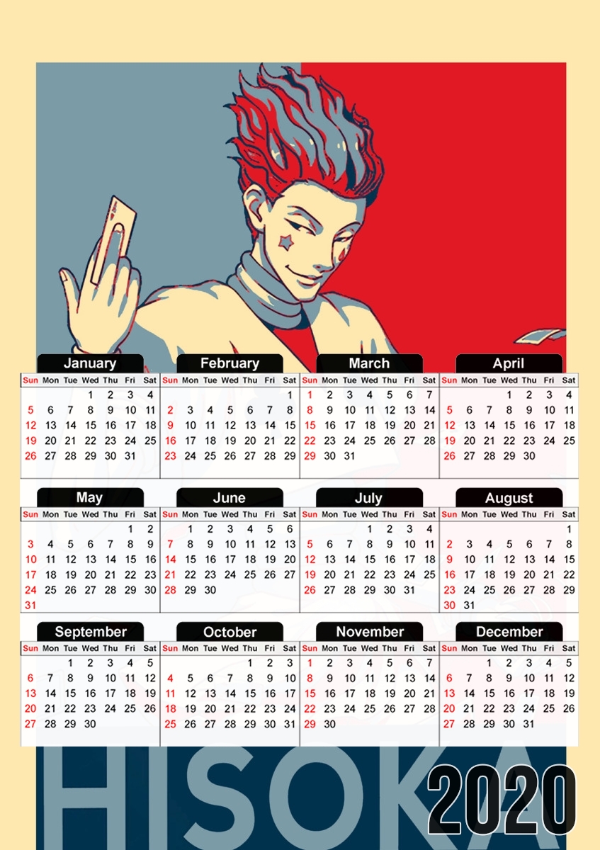  Hisoka Propangada for A3 Photo Calendar 30x43cm