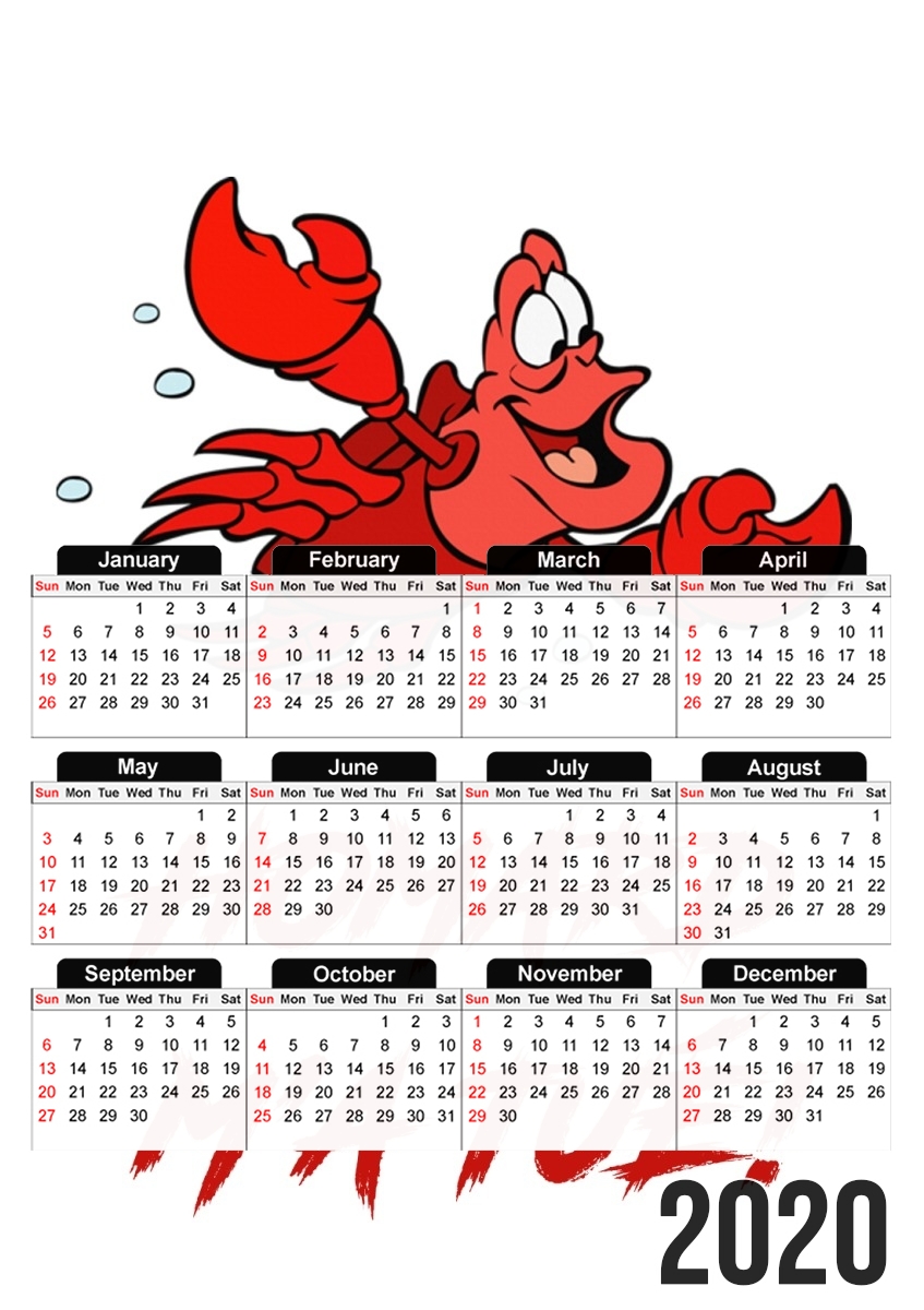  Homard ma tue for A3 Photo Calendar 30x43cm