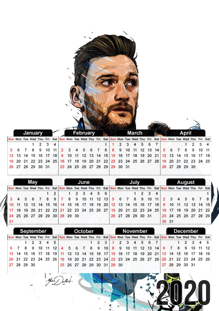  Hugo LLoris for A3 Photo Calendar 30x43cm