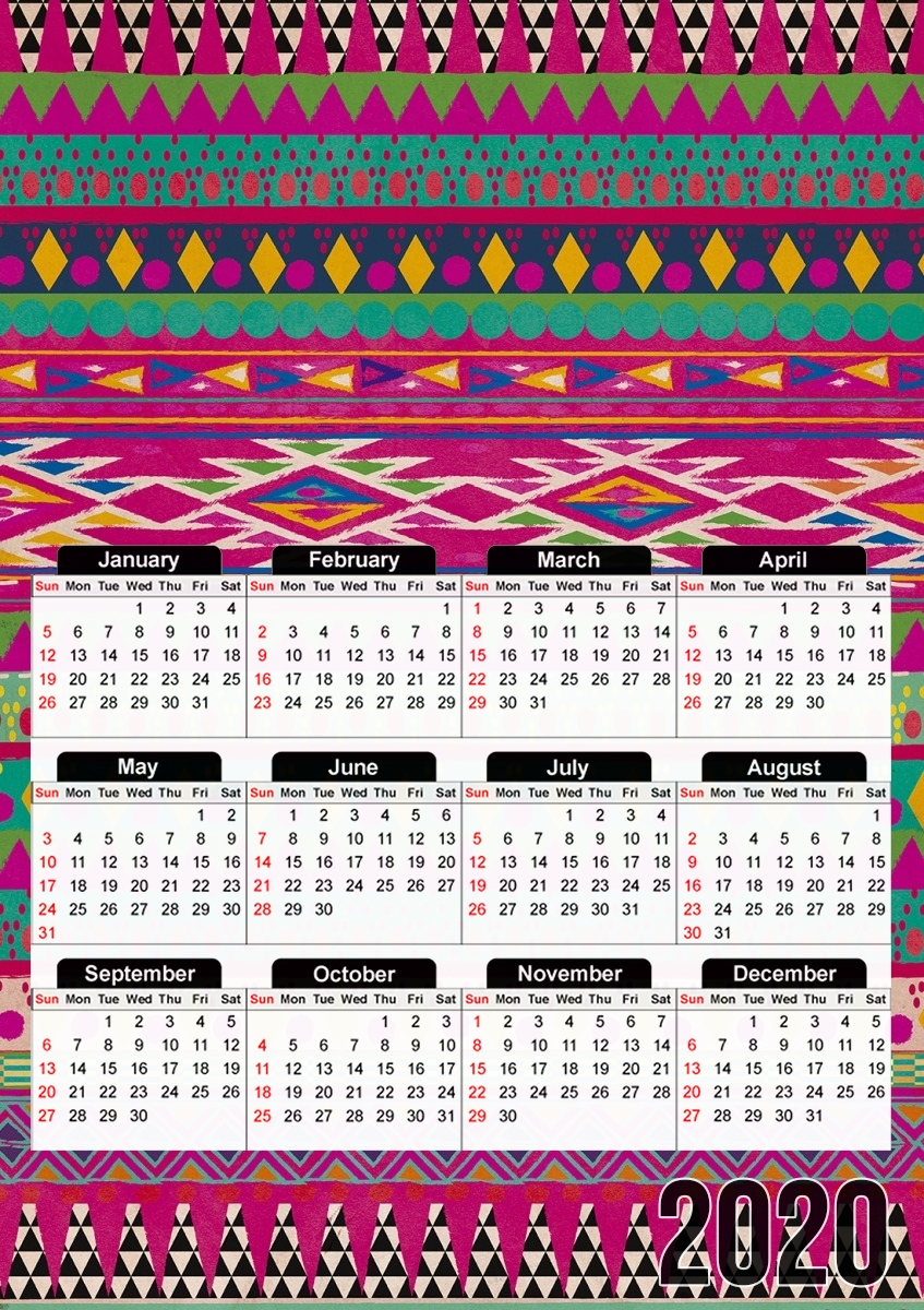  HURIT TRIBAL CASE for A3 Photo Calendar 30x43cm