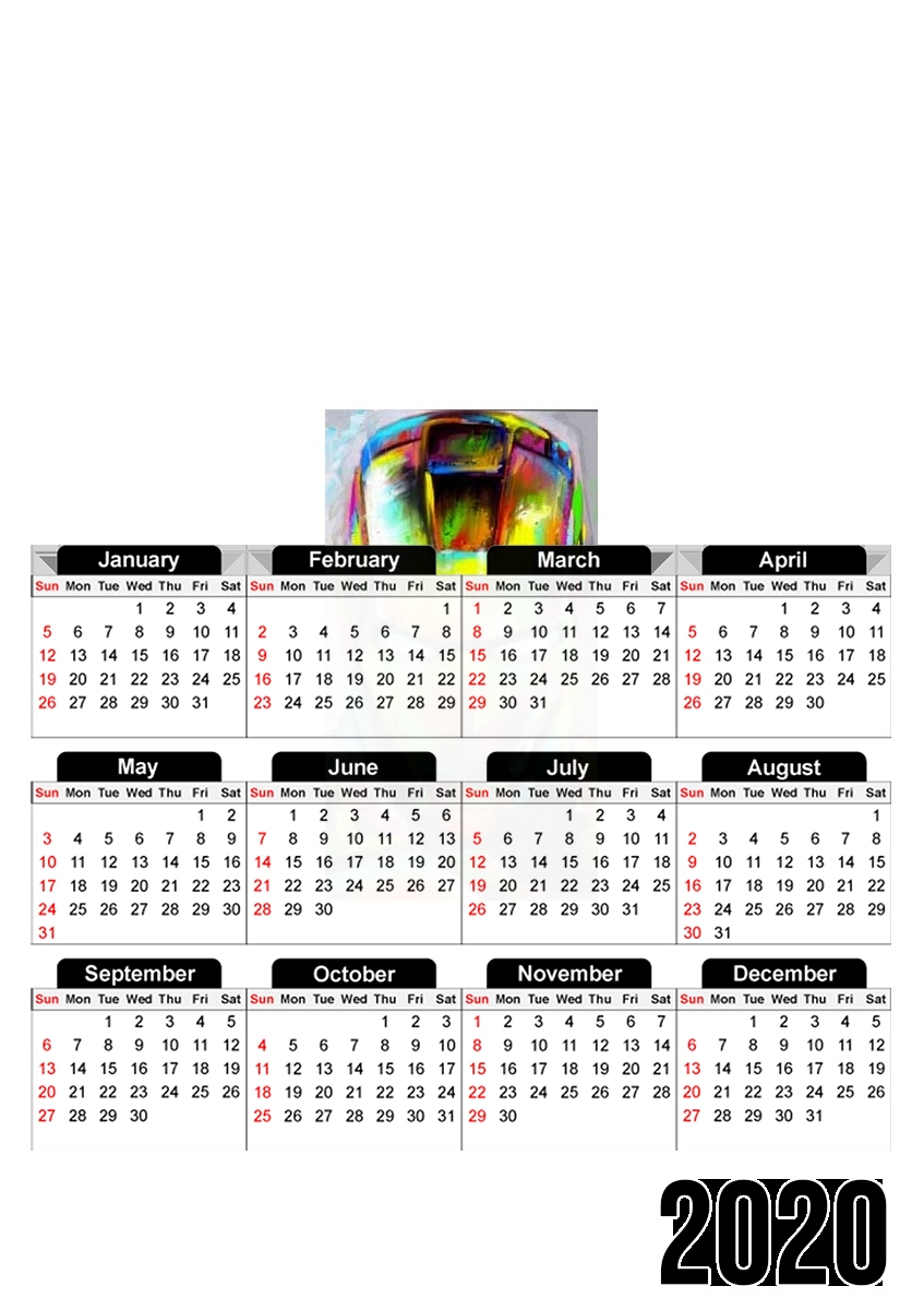  I am The Iron Man for A3 Photo Calendar 30x43cm