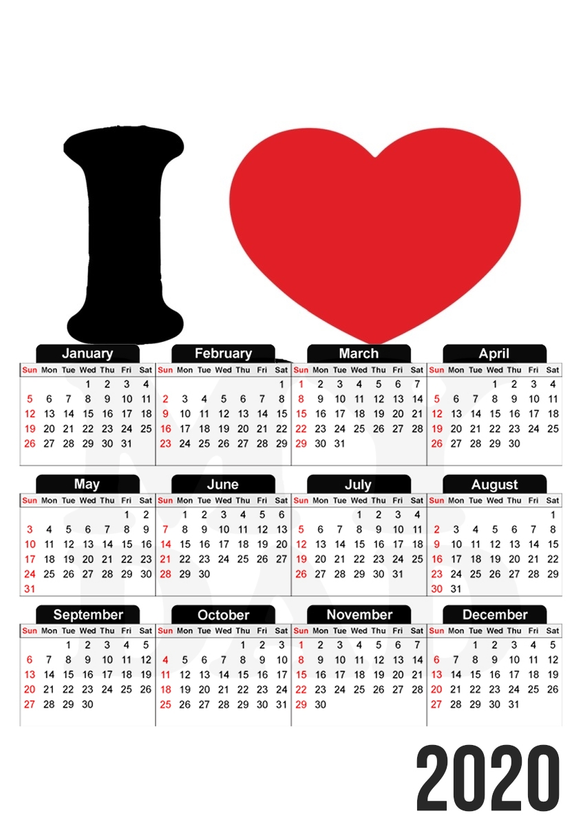  I love my DAD for A3 Photo Calendar 30x43cm