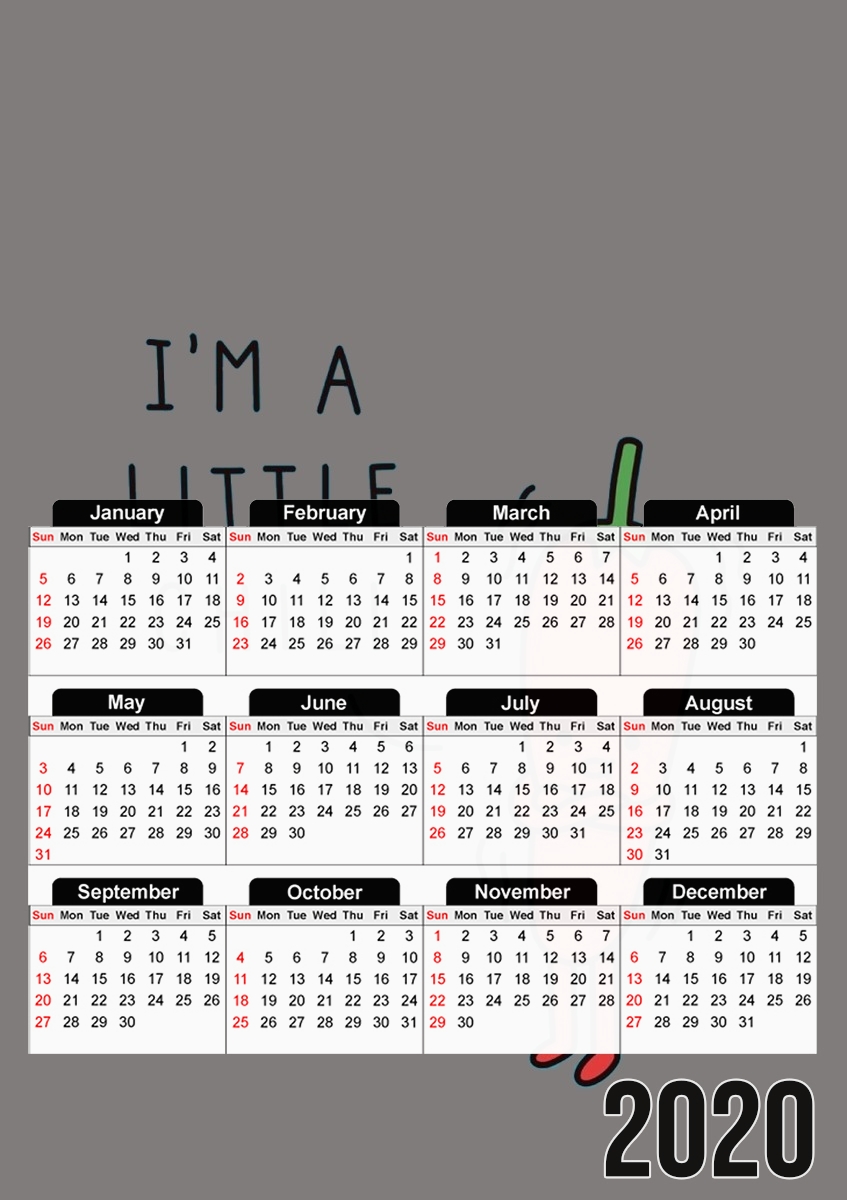  Im a little chili for A3 Photo Calendar 30x43cm