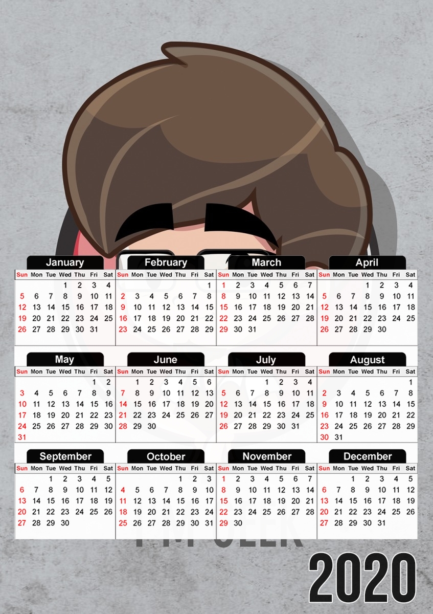  i'm geek for A3 Photo Calendar 30x43cm