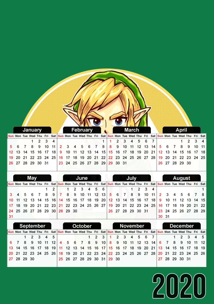  Im not Zelda for A3 Photo Calendar 30x43cm