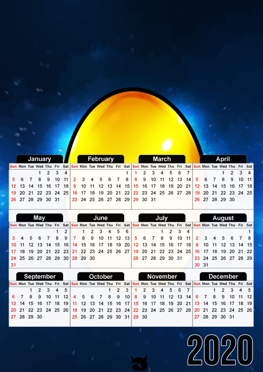  Infinity Gem Mind for A3 Photo Calendar 30x43cm