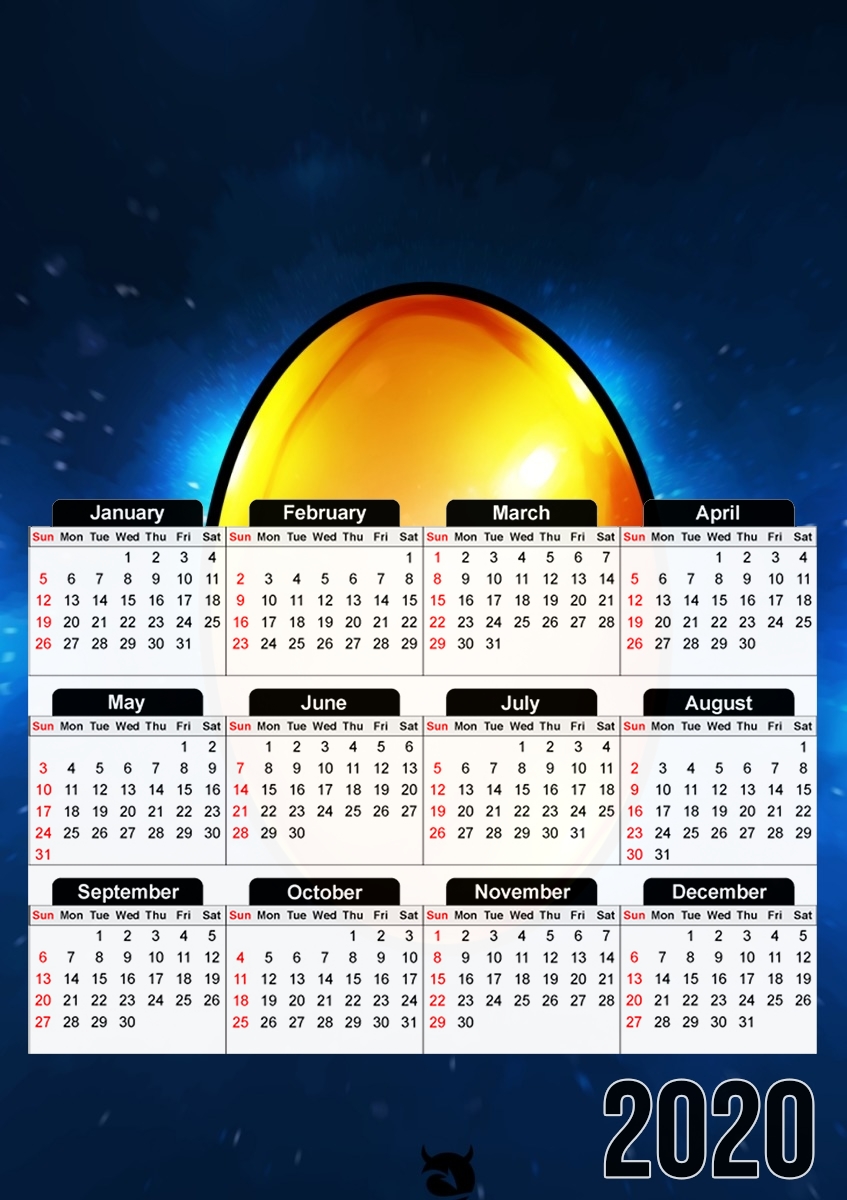  Infinity Gem Soul for A3 Photo Calendar 30x43cm