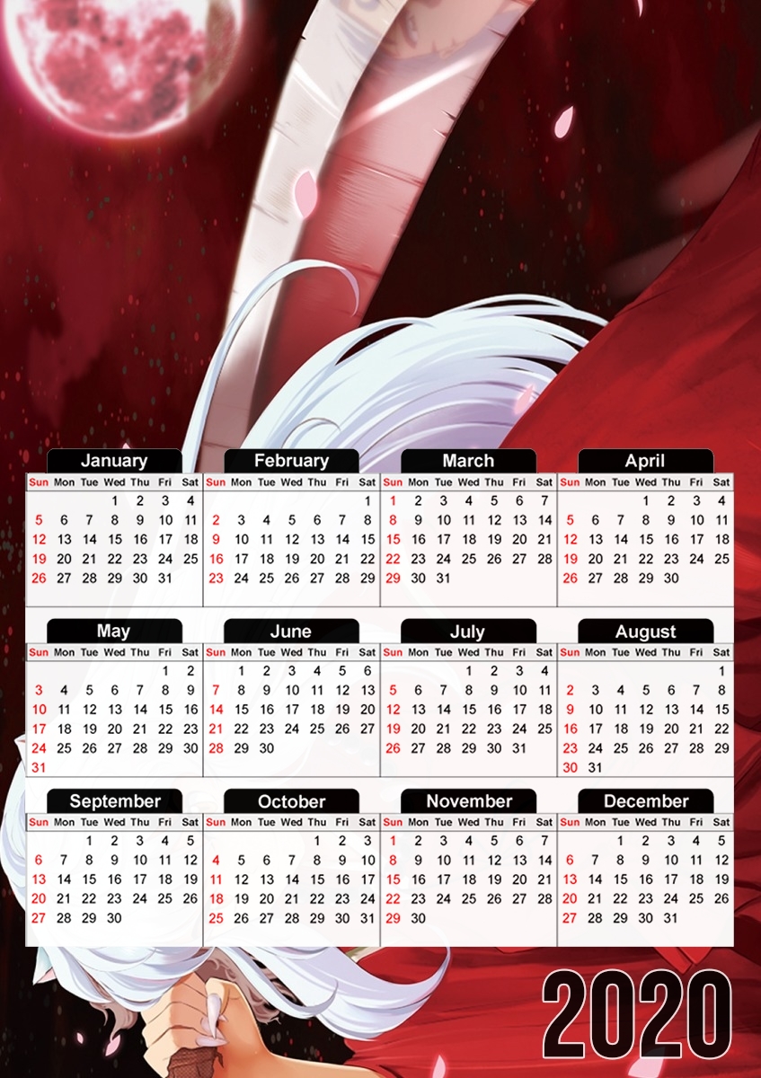  inuyasha for A3 Photo Calendar 30x43cm