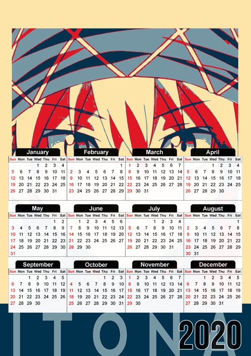  Itona Propaganda Classroom for A3 Photo Calendar 30x43cm