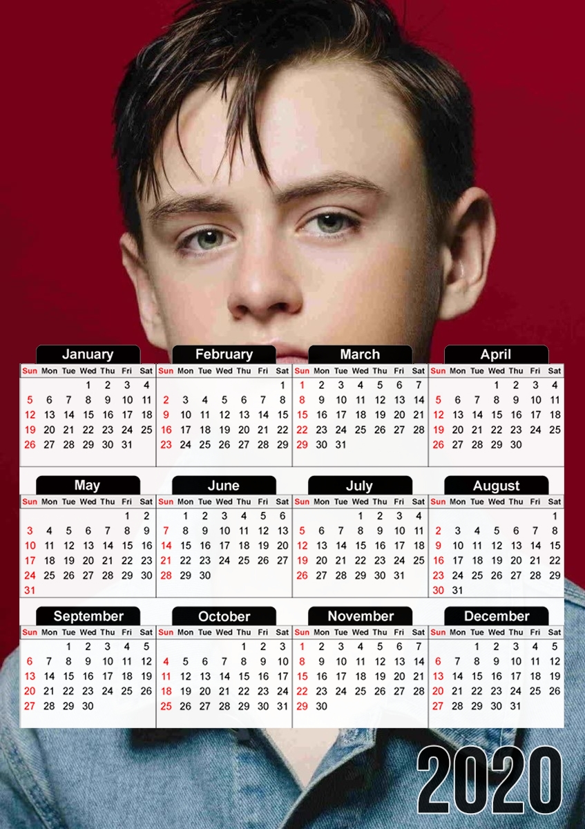  Jaeden Lieberher for A3 Photo Calendar 30x43cm