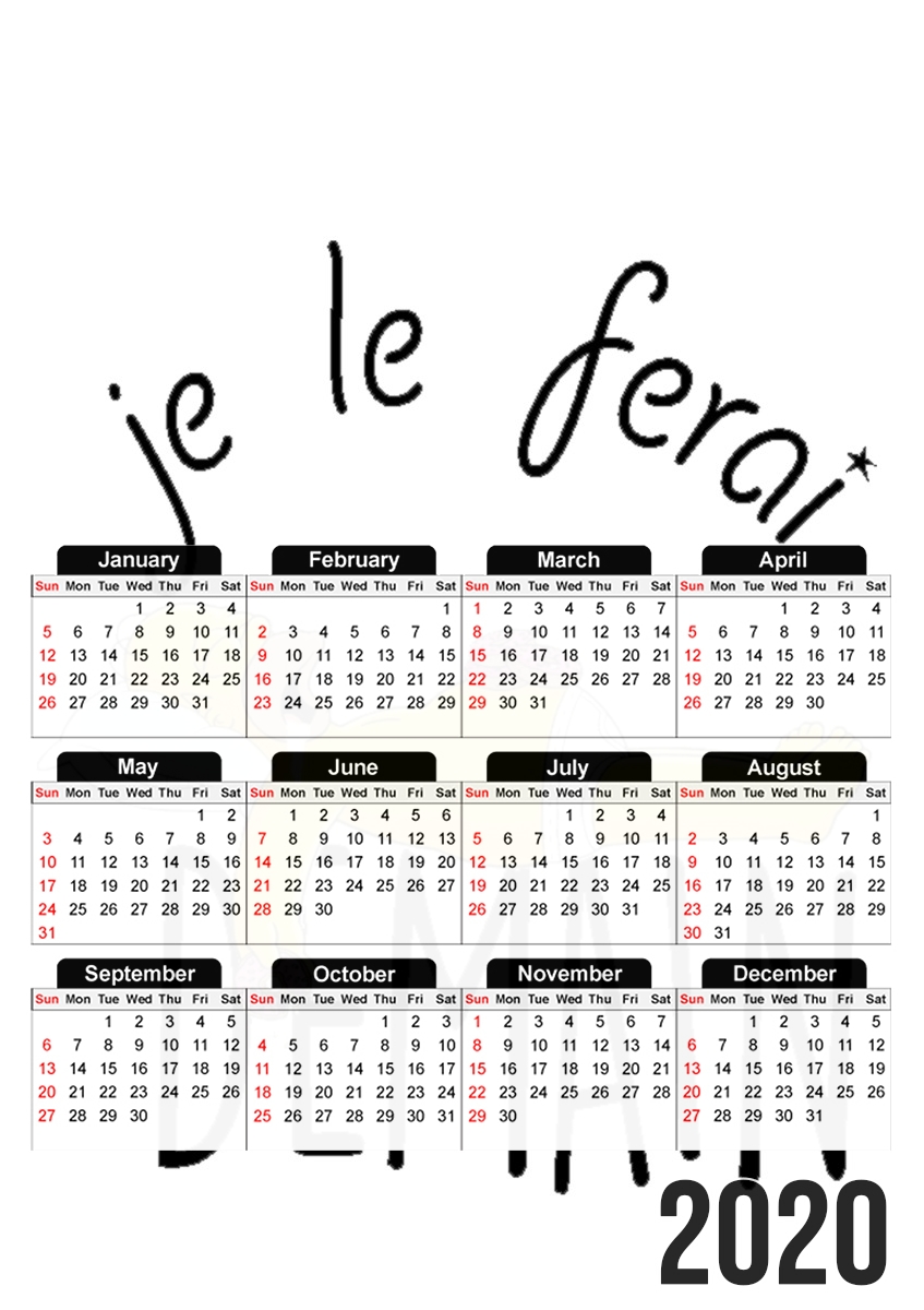  Je le ferai demain Homer Donuts for A3 Photo Calendar 30x43cm