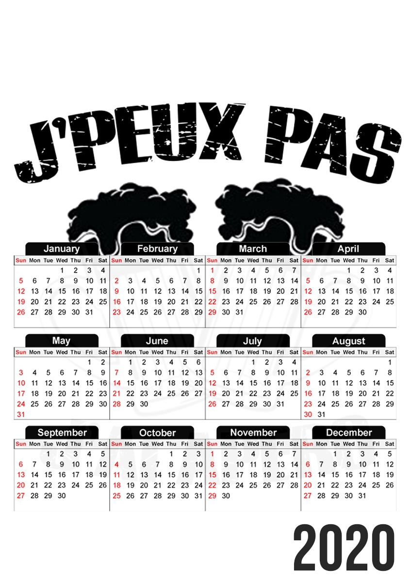  Je peux pas jai apero for A3 Photo Calendar 30x43cm